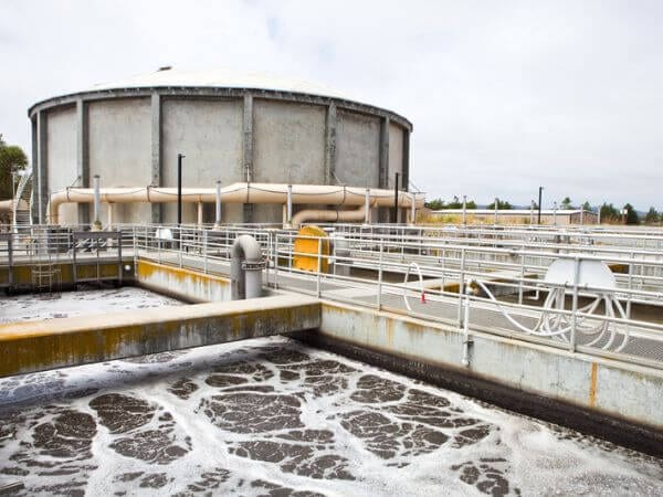 Impianto industriale di depurazione acqua