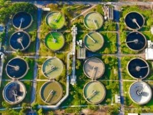 Impianto industriale depurazione acqua